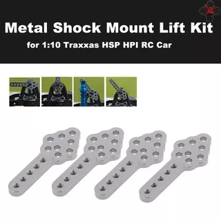 Kit Shock Mount Lift Bahan Metal Untuk 1: 10 Traxxas Hsp Redcat Tamiya Rc4Wd Axial Scx10 D90 Hpi Rc Mobil Crawler