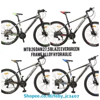 Evergreen Blaze 778 779 Sepeda Mtb Gunung 26 dan 27.5 Hydraulic Frame Alloy