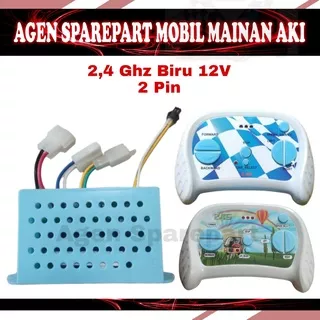 ?Ready?Remote Control + Receiver Mobil Mainan Aki 2,4Ghz BIRU 12v pliko, BMW, Wim Cycle, Mercedes