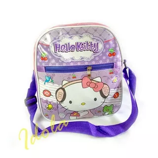 Tas Selempang anak cewek motif Hello kitty lucu / Slingbag Fashion Cewek Import / Tas Karakter Lucu