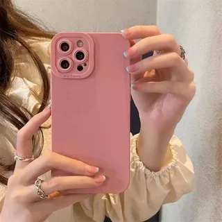 [Ready Stock]iPhone 13 12 11 Pro Max X XR Xs Max 8 7 6 Plus Case Lotus Color Candy Phone Case Shockproof Soft Protective Cover