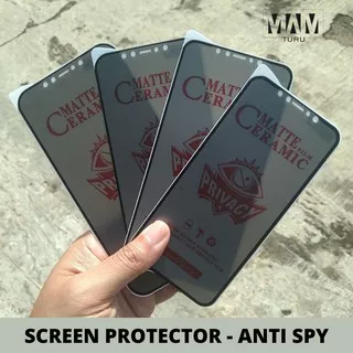 Pelindung Layar Screen Protector Matte Ceramic Anti Spy Anti Glare Phone X XR XS MAX 11 11 Pro 11 Pro Max 12 12 Pro 12 Pro Max