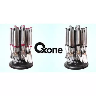 Oxone OX-9100 Sendok Garpu Set Cutlery dengan Hanger & Cover