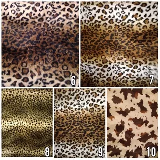 Kain Bulu Beludru Motif Bulu Hewan / Bulu Macan (Sofa- Kursi- Jok) ~ ysc427