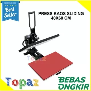 Mesin Press Kaos SLIDING 40x60 Teflon / Mesin Press Kaos Tarik