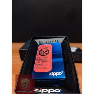 ZIPPO ORIGINAL BLUE SAPHIRE 20050 Z MADE IN USA BRADFORD