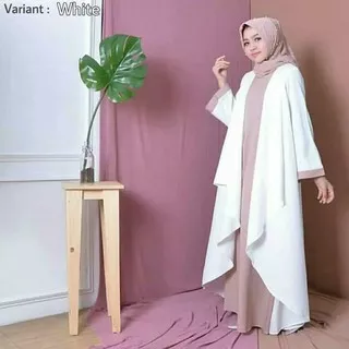 Azkia Dress Maxi Baju Gamis Syari Wanita Muslimah Games Syarii Lebaran Gamus Murah Fashion Muslim