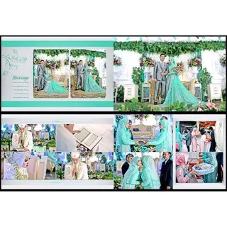 Template Collage PSD | Photoshop PSD Kolase Album Wedding PreWedding