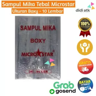 Sampul Mika Boxy Microstar / Plastik Tebal Buku Besar