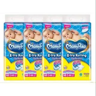 Mamy Poko NB S 44 (4 pack)