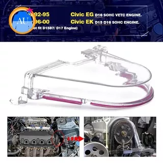 [Ready Stock]for HONDA CIVIC 96-00 EK EG D15 D16 Engine Clear Cam Gear Timing Belt Cover Turbo Cam Pulley