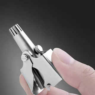 Travel Manual Nose Trimmer Stainless Steel Portable Women Men Nose hair trimmer Safety Removal