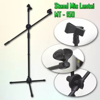 Stand Mic MT 150 / Microphone Stand MT-150 / Stand Mic Lantai MT - 150 / Stand Mic Panjang