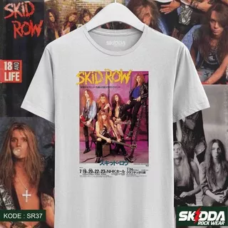 T Shirt Kaos Band Rock SKID ROW - SKIDROW – SR37 - Premium Cotton Combed 24S