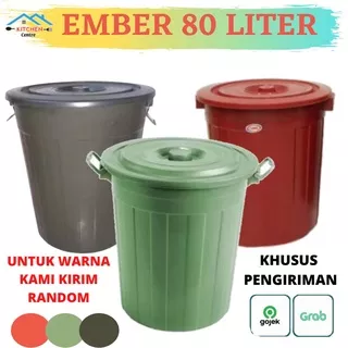 Ember Jumbo Ember Besar Ember Plastik 80 Liter Ember Tutup Ember Merek happy Ember Maroon Ember Warna Warni Ember Wadah Air Jumbo