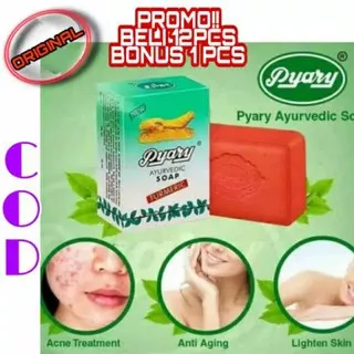 PROMO HR INI Sabun Arab Pyary ORIGINAL 100% Turmeric Soap Pyari Saudi India UEA Dubai Asli Ayurvedic