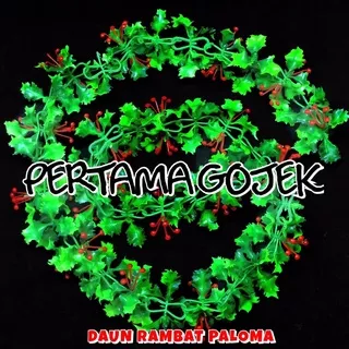 Daun Rambat PALOMA/ Bunga Plastik/ Daun Rambat Plastik/ Daun Plastik/ Tanaman Merambat Plastik/ Busa Bunga