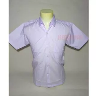 Baju Seragam Sekolah Putih SMP SMA Polos Tangan Pendek/Kemeja Putih/Atasan Putih/Seragam