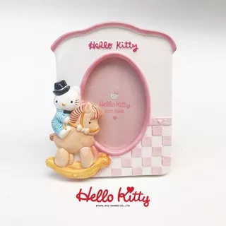 Hello Kitty Ceramic Photo Frame/Bingkai Foto:Wooden Horsie