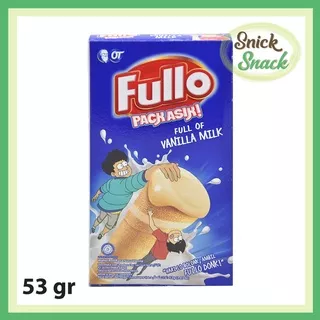 Fullo Pack Asyik Vanilla Milk Box 53 gr Wafer Roll Rasa Susu Vanilla