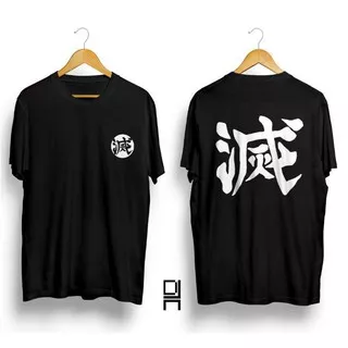 OP076 SIZE L & XL Tshirt Pria Kaos Pria Kaos Distro Cotton Combed 30s Kanji Japan