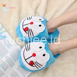 SANDAL SENDAL ANAK DEWASA KARAKTER DORAEMON DISNEY UNOFFICIAL KAMAR/RUMAH ANTI SLIP  HALUS HADIAH