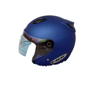 Helm ink centro biru doof  free KARDUS packing