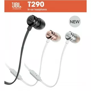 Headset Handsfree Earphone JBL T290 Original By Harman