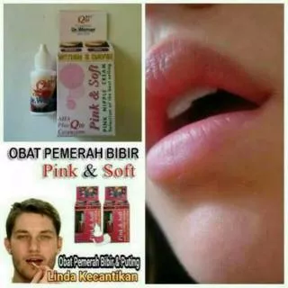 Pink & soft pemerah bibir permanen asli