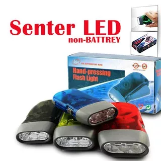 Hand pressing flashlight senter pompa barang unik china lampu led dinamo terang emergency Lamp Light