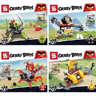 BRICK SY 719 CRAZY BIRD MAINAN BRICK BLOCK CRAZY BIRD SET BRICK SY719