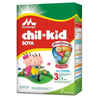 Morinaga Chil Kid Soya 3 300gr - Susu Soya Untuk Anak Alergi Susu Sapi Tahap 3 (1-3 Tahun)