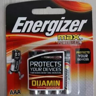 Baterai energizer max AAA - A3 isi 4 pc