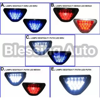 BRAKE LAMP F1 LED STOP BLITZ/ LAMPU REM SEGITIGA VARIASI