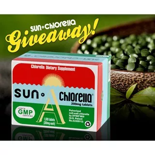 SUN CHLORELLA A (1500 tablet) ASLI DARI JEPANG /GRATIS BUBBLEWRAP DAN ORIGINAL CNI