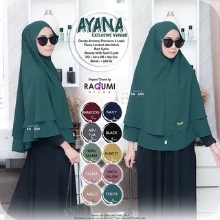 Ayana Exclusive Khimar by Raqumi Hijab