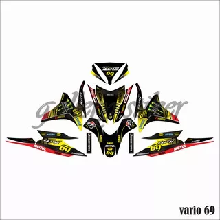 (BISA COD) Striping Decal Sticker Motor Honda Vario 125 Tahun 2014 2015 2016 Vario04