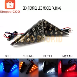 Lampu SEN Tempel LED - Motor Fairing / Lampu Sen Segitiga / Lampu Sen Tempel / Lampu Sen Fairing / Lampu Sen Ninja / Lampu Sen Ninja 250