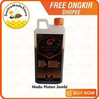 Madu Asli Hutan Jambi / Murni / Original 1000gr Maduku