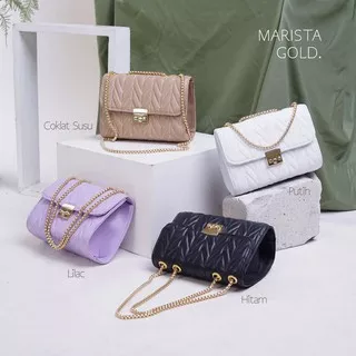 MARISTA GOLD  TAS WANITA TERMURAH FASHION BAG TAS LUCU SELEMPANG VINTAGE BAG TAS SELEMPANG WANITA TAS VINTAGE TAS SEMI PREMIUM TAS LOKAL MURAH TAS SELEMPANG MURAH TAS RANSEL MURAH GROSIR TAS MURAH TAS WANITA RUMAH TAS LUCU RUMAHTASLUCU GROSIR TAS TERMURAH