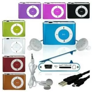 MP3 Shuffle Mini Music Player + Headset Ipod