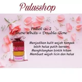 CREAM FAILA PUTRI PAKET EKONOMIS ISI 2 (SNOW WHITE&CREAM MALAM DOUBLE GLOWING)