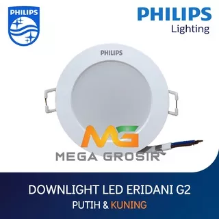 Lampu Downlight LED PHILIPS Eridani 3.5W 3,5 W Watt Putih Kuning - Ceiling Light DL190B 080 Plafon 3,5W
