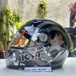 Helm Full Face KYT ALPHA VENOM SERI MARVEL [Ongkir Murah 2kg]