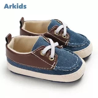 Sepatu Prewalker Bayi Laki Laki Perempuan Umur 0 - 12 Bulan Baby Prewaker Shoes Sepatu Prewalker Bayi Sepatu Loafers Anak Bayi Laki Laki Perempuan Sepatu Boot Anak Bayi Laki Laki Murah Umur 0 - 14 Bulan, umur 1 Tahun Cokelat LK02