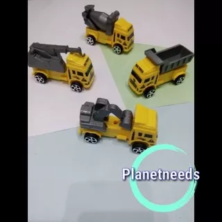 Mobil Mainan Kontruksi Miniatur Mobil Proyek Bangunan Contruction