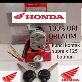 Kunci Kontak Assy Atau Key Set Assy Supra X 125 Batman 2007-2014 Asli Ori Honda AHM 35010 KVL N00