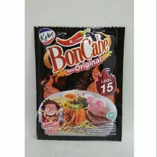 Kobe Bon Cabe Sambal Tabur Rasa Original Level 15 Sachet 2,5gr