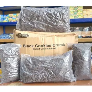 Black Cookies Crumb Serena / Topping Cookies Crumb 250Gr, 500Gr (Expired Oktober 2021)