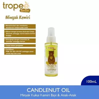 Minyak KUKUI Tropee Bebe Minyak KEMIRI 100 ml - Candlenut Oil 100ml - EXP 2024